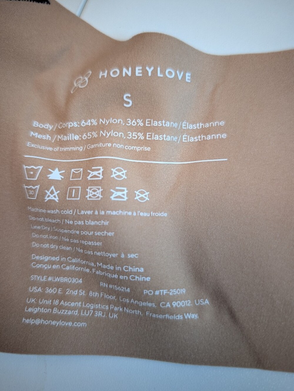 Honeylove Bra S Navy Liftwear CrossOver Wireless Everyday Navy Size S NWT! - Picture 7 of 9